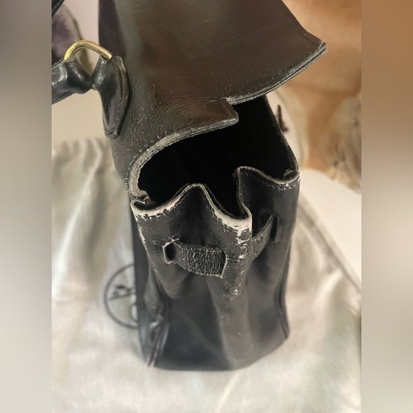 HERMES | Vintage 1966 Bonwit Teller Kelly 32 Black Box Calf Leather Bag - Picture 9 of 16